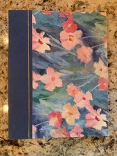 Pocket Photo Album Holds 180 4x6 Photos Decorative Flower Picture Book - New