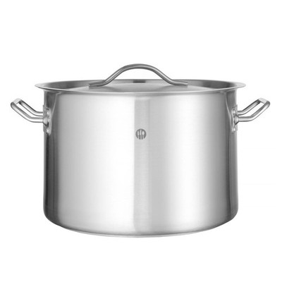 Kochtopf, mittel - mit Deckel, HENDI, Budget Line, 14L, âŒ 300x(H)200mm