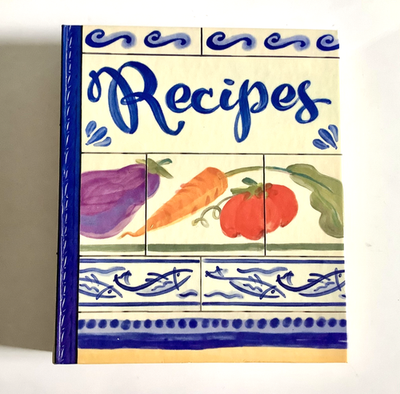 hallmark recipe card binder Family Recipes Customizable 40 double Hallmark COOKBOOK Refillable Recipe Organizer
