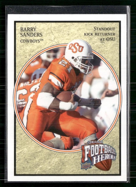 2013 Upper Deck #BS-4 Barry Sanders College Football Heroes: Barry Sanders