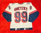 Wayne Gretzky New York Rangers #99 Signed White NHL Hockey Jersey