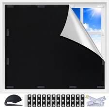 Magnetic Blackout Window Cover for Bedroom Portable Temporary No Drill Blackout