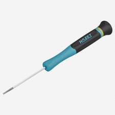 Hazet 811EL-02 Slotted Electronic Precision Screwdriver with 3K Handle, 2.0 x 60