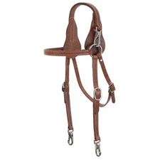Showman Harness Leather Browband Headstall