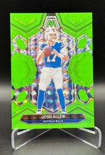 2024 Panini Mosaic #22 Josh Allen Green Fluorescent Mosaic /10 MVP Bills SSP
