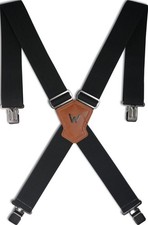 WELKINLAND 2Inch Wide ClipOn Work Suspenders, HeavyDuty Work Suspenders Men, ...