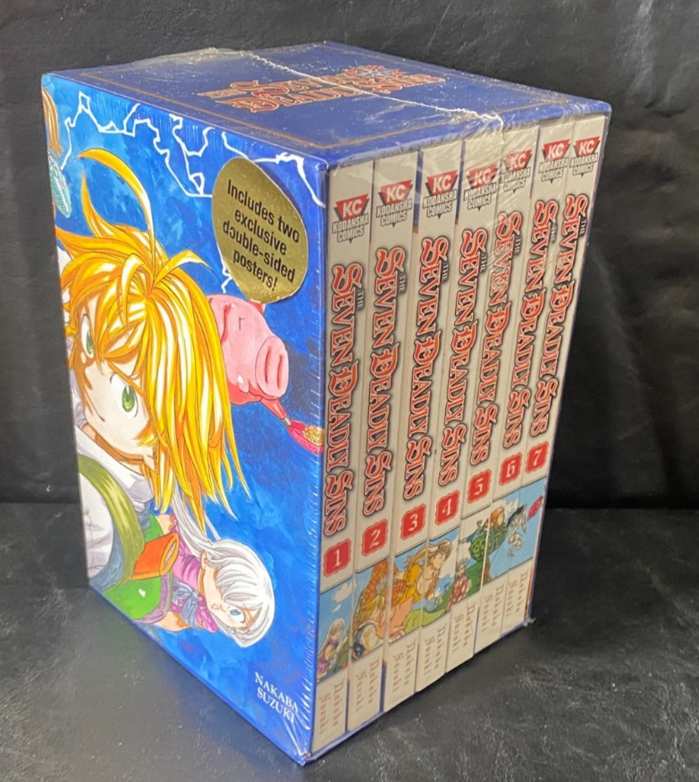The Seven Deadly Sins Manga Caja Set NUEVO y SELLADO 1-7 Nakaba Suzuki
