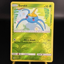 Pokémon TCG Surskit 7/149 Sun & Moon EN Basic Common Reverse Holo HP50 NM
