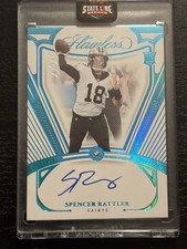 2024 Panini Flawless Spencer Rattler Rookie Gems Signatures Platinum Auto 1/1