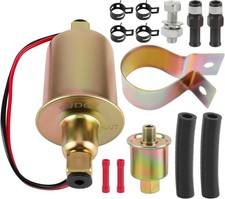 Universal 6 Volt Electric Fuel Pump Winstallation Kit Inline Type 5-8 Psi