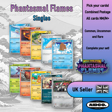 Phantasmal Flames Pokemon Cards, bulk, singles, Free shipping on 4 or more cards