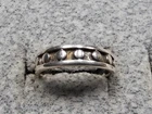 GRANDMA GRABE'S BEAUTIFUL VINTAGE 925 STERLING SILVER 1.3G OPEN BACK RING SIZE 3