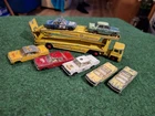 Matchbox Lesney Guy WARRIOR car Transporter 7 cars Pontiac Austin Chevy Ford