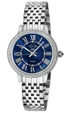 Gv2 By Gevril Women's 9159B Astor III Diamond Stainless Steel Swiss Wristwatch