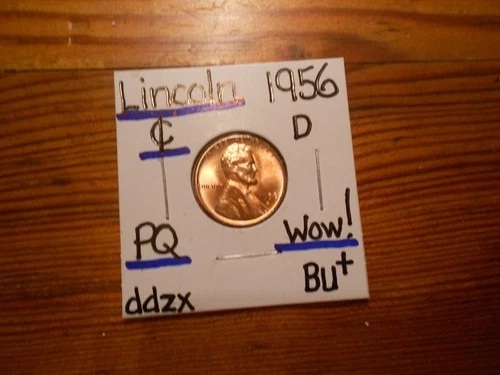 1956D Lincoln Cent BU+ BEAUTY!!!!! FLASHY!!!!