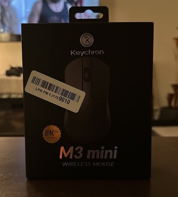 Keychron M3 Mini Wireless Mouse - Black - PixArt 3395 Sensor - 26,000 DPI