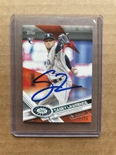 Signed 2017 TOPPS MINI ORANGE US89 CASEY LAWRENCE RC /25 SEATTLE MARINERS Auto