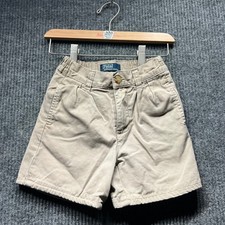 Polo Ralph Lauren Chino Shorts Kids 4T Tan Classic Cotton Elastic Waist