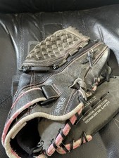 MIZUNO Finch 12 w kolorze czarnym/różowym Narzuta prawa ręka Skórzana rękawica GPL 1203 Używana