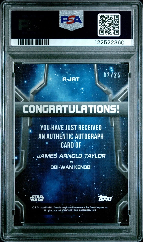 2020 Star Wars Holocron James Arnold Taylor Autographs-Orange 2/25 - Image 2 of 2