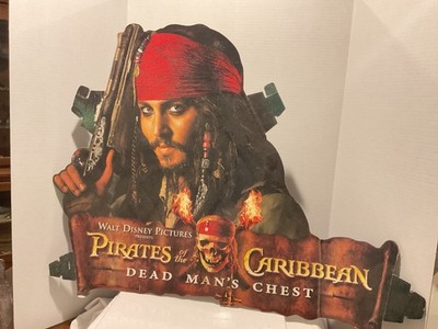 Walt Disney's pirates of the Caribbean large advertising memrobilla Jack sparrow