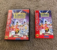 Dr. Robotnik's Mean Bean Machine (Sega Genesis, 1993) Box & Manual Only