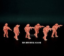 1/72 Modern Russia Alpha Attack Fire Team 6 Man Group Model Toy 3D Printed New
