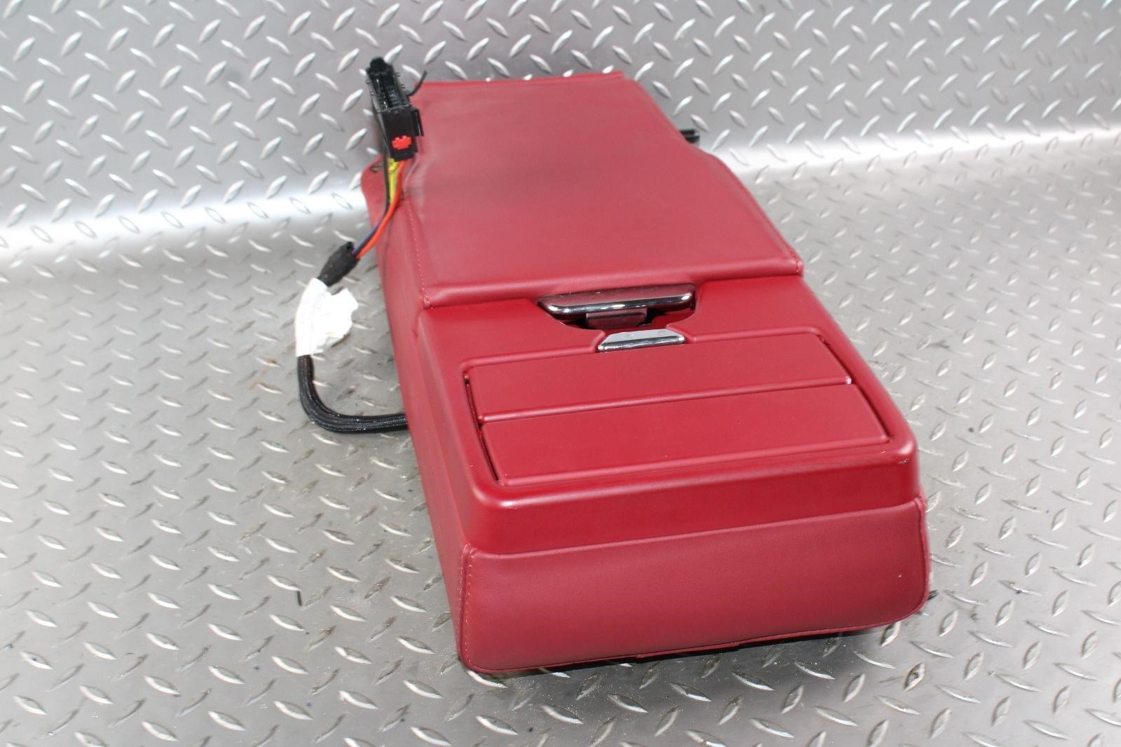 14-22 Ghibli Red Leather Rear 2nd Row Seat Center Armrest Cupholder Bin OEM WTY