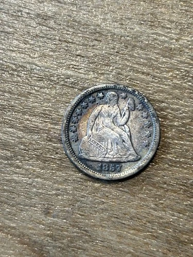 1857 Liberty Seated Dime VF+
