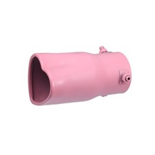 Car Exhaust Tip Heart Shaped Tail Pipe 2.48Inch OD 2.64x2.36Inch Outlet