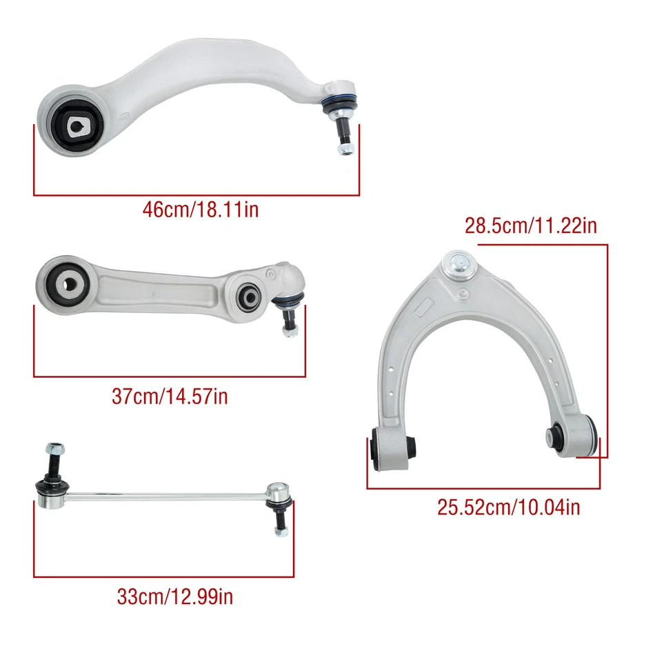 Front Control Arms Sway Bar Link Suspension Kit 8Pc For BMW F07 F01 535 740i New Foto 2 de 4