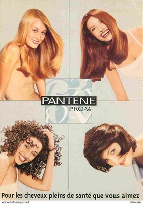 Postkarte - Frauen - Werbekarte - Pantene Pro-V - CPM - siehe R-Scans