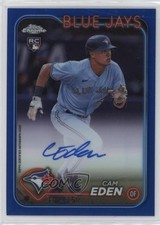 2024 Topps Chrome Rookie Auto Blue Refractor /150 Cam Eden #RA-CE Auto v9t