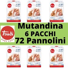 Pannolini Mutandina Taglia 4 Offerta 6 Pacchi Scatola Maxi Trudi Baby Pants 8-15