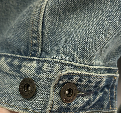 Levi's Made Crafted French Tulle Trucker Denim Jeansjacke bestickt Small - Bild 7 von 14