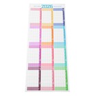 Large Dry Erase Calendar For Wall - 12-Month Undated Blank Calendar Planner -