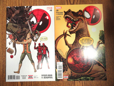 Spider-Man/Deadpool #39 40 Run Of 2 Johnson Set Bezug 1st Aufdruck Marvel Mcu