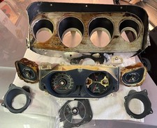 Oem Ford 1969 Mustang Dash Cluster Assembly Gauges Speedometer Fuel Gauge Gas