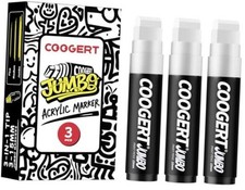 3Pcs Jumbo Poster Markers, 15MM Thick Permane...