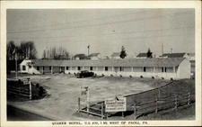 Quaker Motel Paoli Pennsylvania vintage postcard s109
