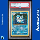 1999 POKEMON BASE SET UNLIMITED #2/102 BLASTOISE HOLO RARE PSA 5