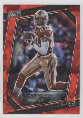 2023 National Convention VIP Gold Pack Red Sparkle Prizm /199 Jerry Rice HOF 1u1