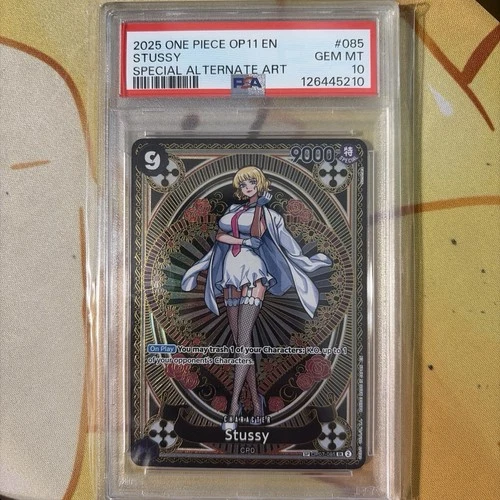 Stussy (SP) OP07-085 A Fist of Divine Speed Foil PSA 10
