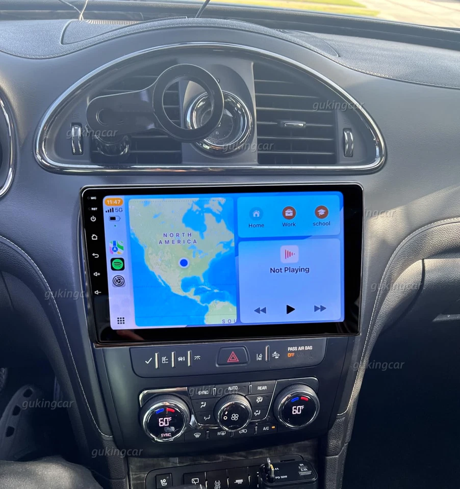 10.1" For 2013-2017 Buick Enclave Carplay Android14 Car Stereo Radio GPS 4+64GB Foto 3 de 4