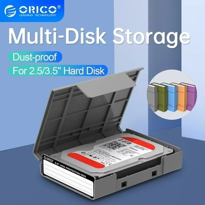 ORICO SSD HDD Protective Case 2.5 3.5 Inch Hard Drive Storage Box Waterproof