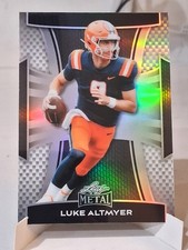 2025 Leaf Metal Luke Altmyer Rookie Silver Prismatic 67/149 Football Card