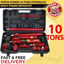 10 Ton Hydraulic Jack Air Pump Lift Ram Body Frame Porta Power Repair Kits Tool