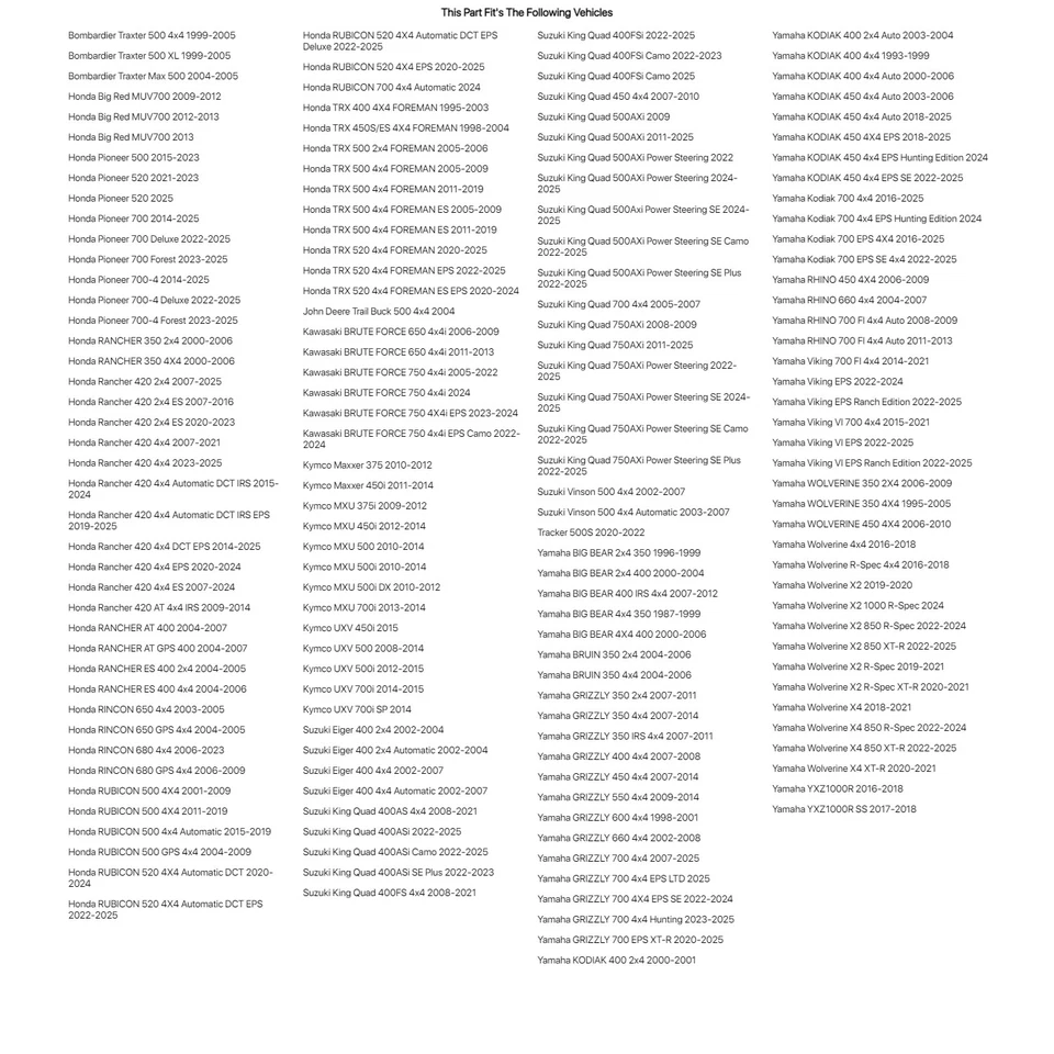 (Paquete de 2) Rueda 4/110 Tusk Teton Beadlock para Yamaha Wolverine X2 2019-2020 Foto 2 de 4