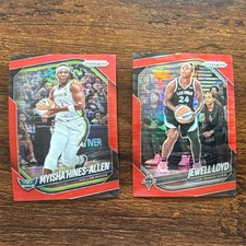 Panini 2025 Prizm WNBA Serial Numbered Card Lot Myisha Hines-Allen Jewell Loyd