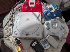 Sega Dreamcast Console Bundle w/ 15+ Games, Controllers, VMUs, Memory Unit
